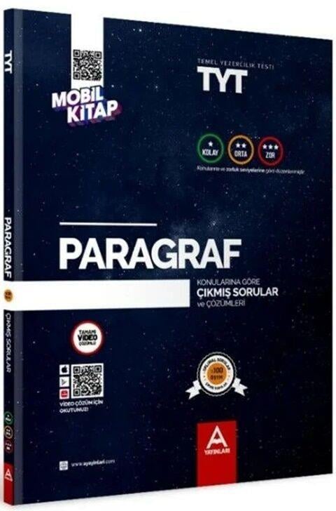 A Yayınları TYT Paragraf Konularına ve Zorluk Derecelerine Göre Çıkmış Soru ve Çözümleri