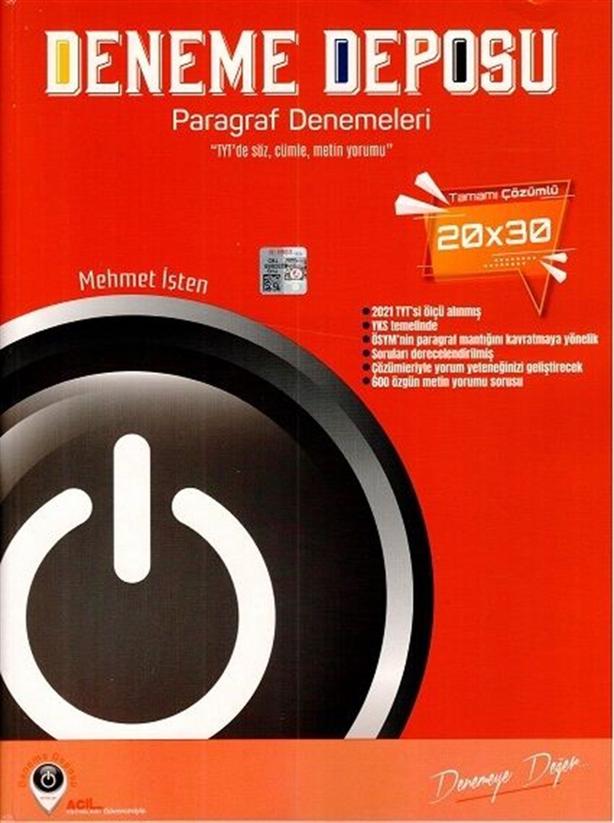 Acil Yayınları TYT Paragraf Deneme Deposu