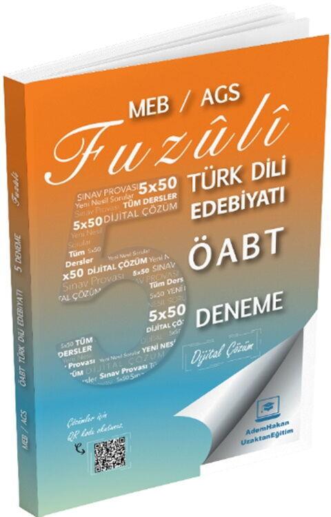 Adem Hakan Uzem 2025 MEB AGS ÖABT Fuzuli Türk Dili Edebiyatı Öğretmenliği Dijital Çözümlü 5 Deneme