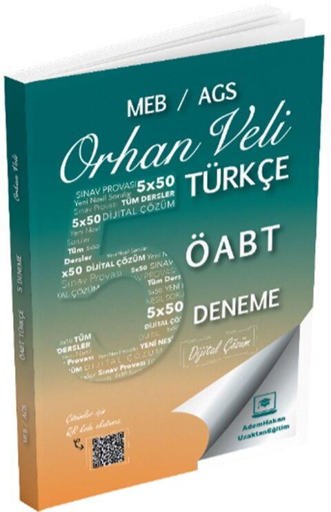 Adem Hakan Uzem 2025 MEB AGS ÖABT Orhan Veli Türkçe Öğretmenliği Dijital Çözümlü 5 Deneme