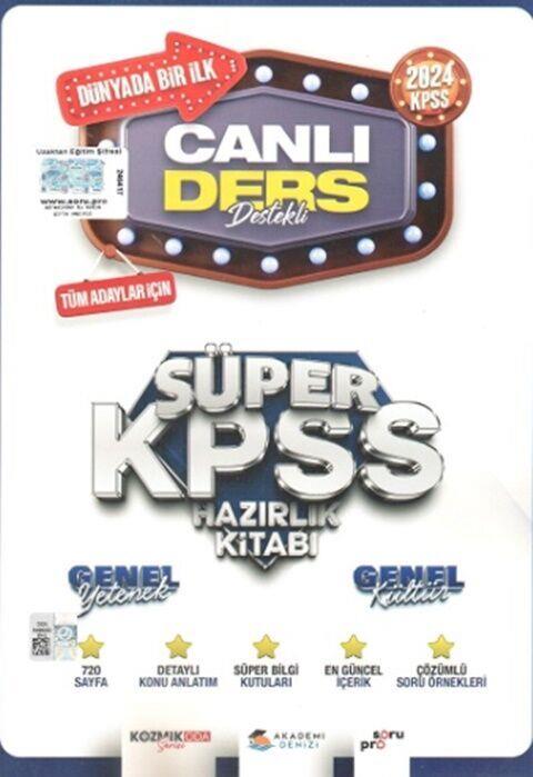 Akademi Denizi KPSS Genel Yetenek Genel Kültür Süper Hazırlık Kitabı
