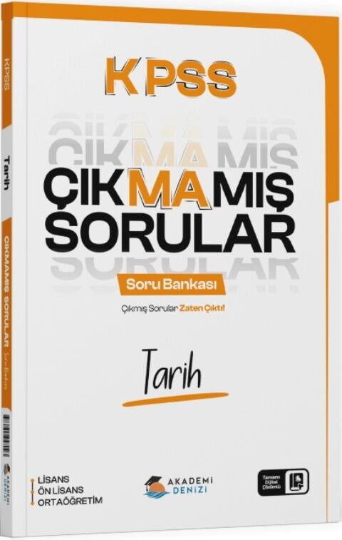 Akademi Denizi KPSS Tarih Çıkmamış Sorular Soru Bankası