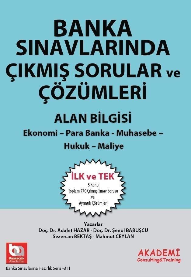 Akademi Eğitim Banka Sınavlarında Alan Bilgisi Çıkmış Sorular ve Çözümleri