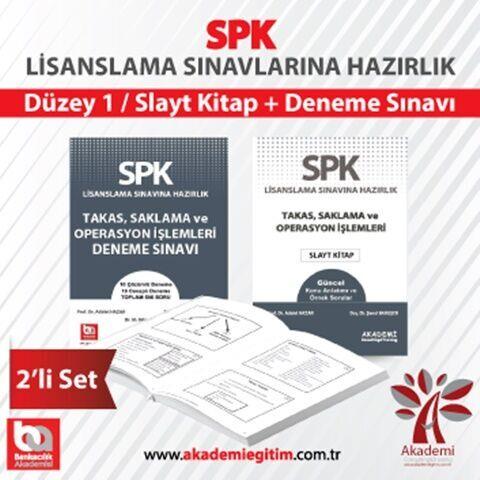Akademi Eğitim SPK Takas Slayt Deneme Sınavı 2 li Set