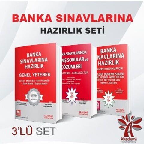 Akademi Eğitim Banka Sınavlarına Hazırlık 3 lü Seti-1