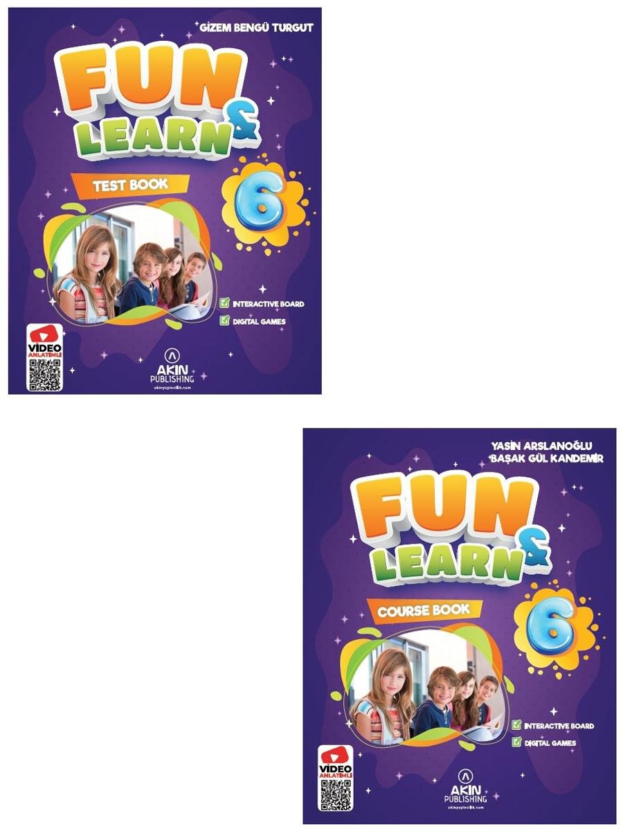 Akın Publishing Yayınları 6. Sınıf İngilizce Fun and Learn
