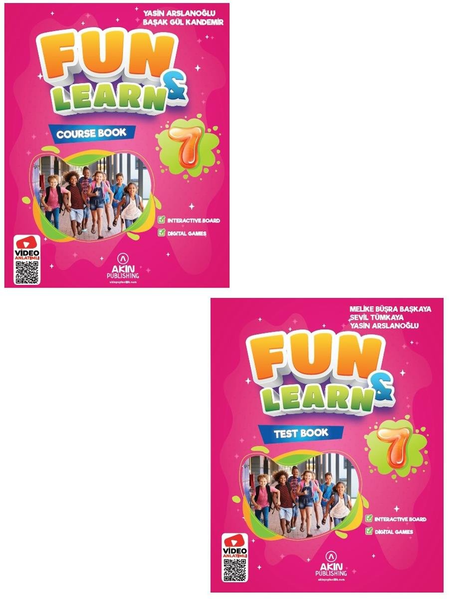 Akın Publishing Yayınları 7. Sınıf İngilizce Fun and Learn