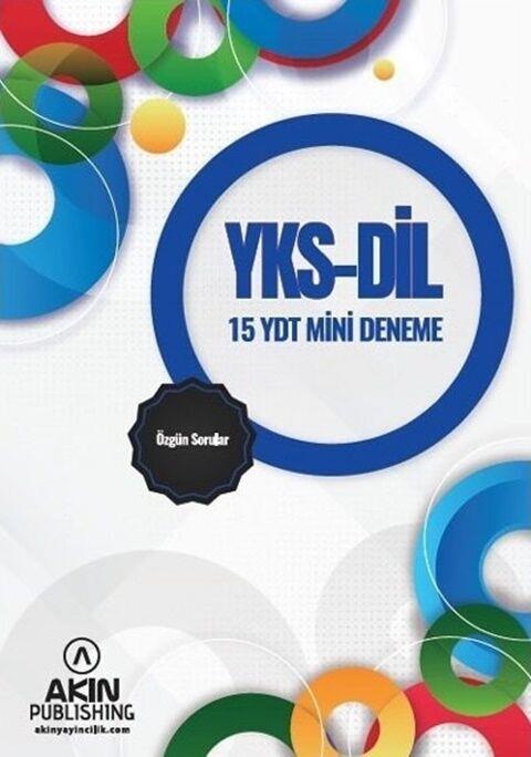 Akın Publishing Yayınları YKS DİL YDT 15 Mini Deneme