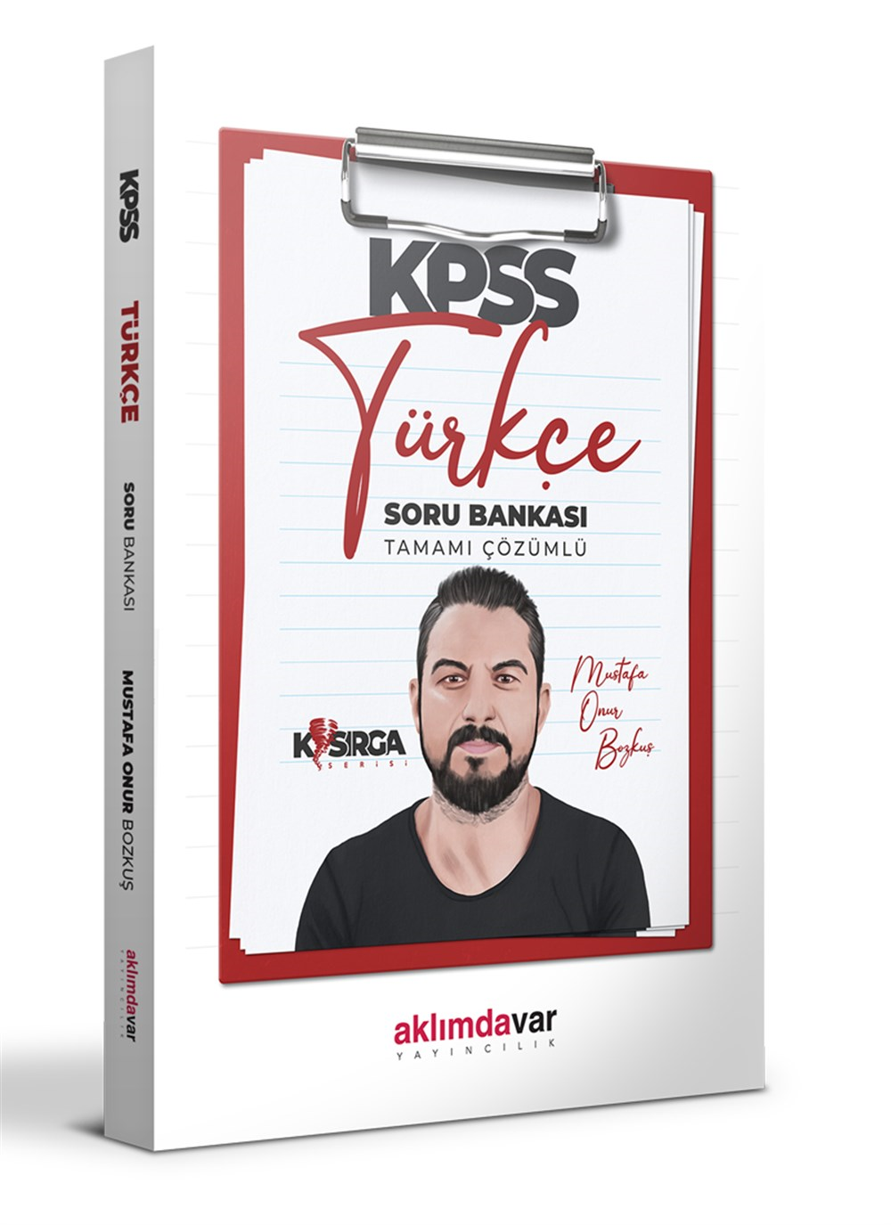Aklımdavar Yayınları 2023 KPSS Kasırga Türkçe Tamamı Çözümlü Soru Bankası