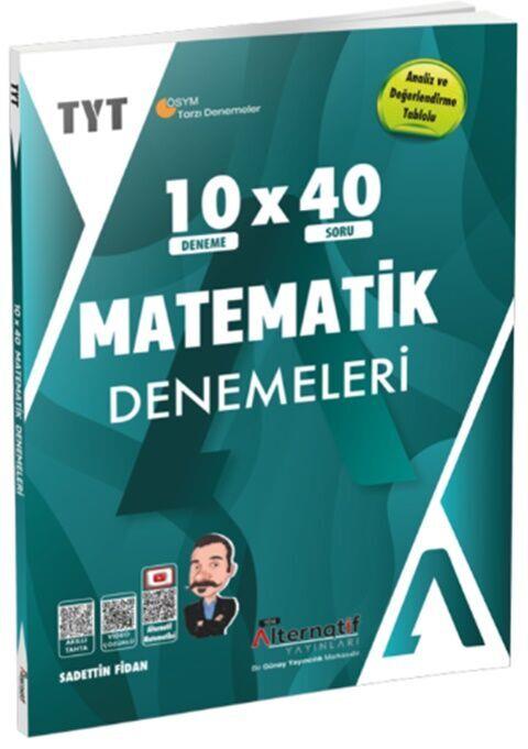 Alternatif Yayınları TYT Matematik 10 x 40 Branş Denemeleri