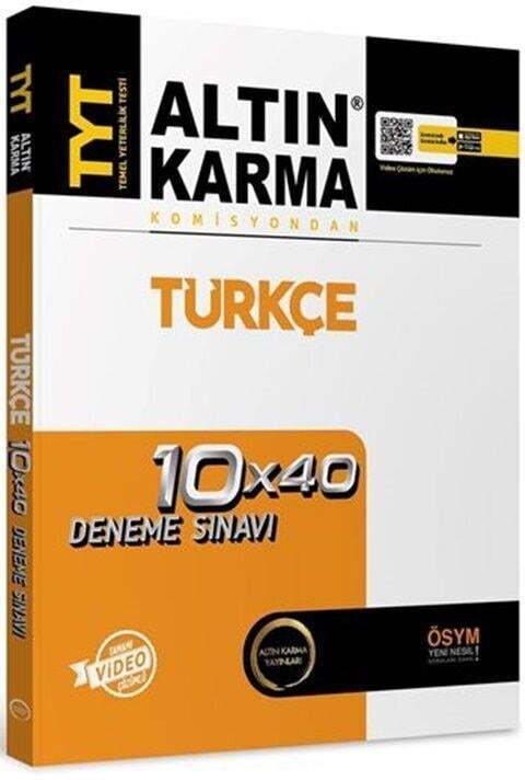Altın Karma Yayınları TYT Türkçe 10 x 40 Deneme