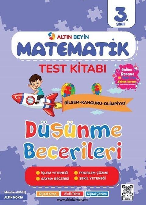 Altın Nokta Yayınları 3. Sınıf Altın Beyin Matematik Test Kitabı