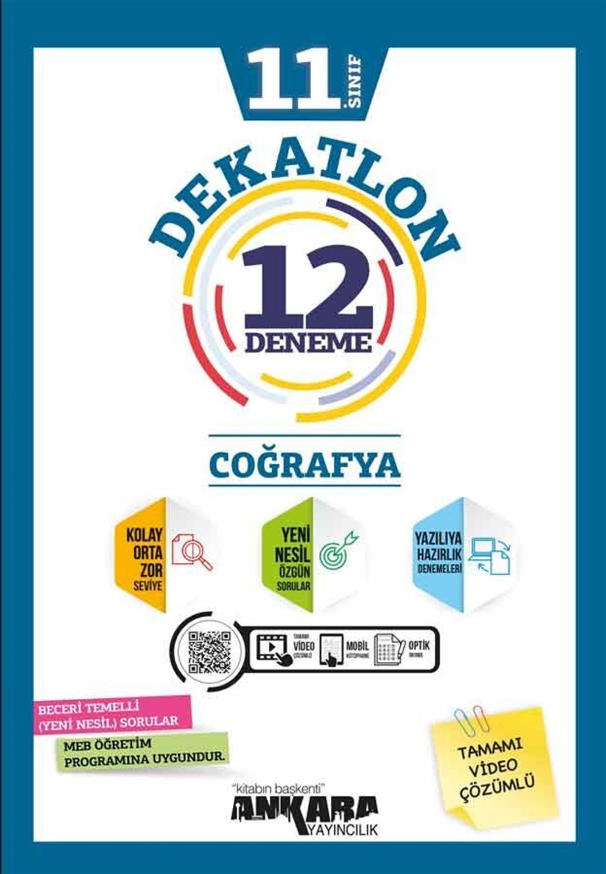 Ankara Yayıncılık 11. Sınıf Coğrafya Dekatlon 12 Denemeleri