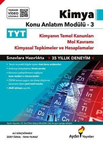 Aydın Yayınları TYT Kimya Konu Anlatım Modülü 3