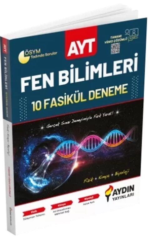 Aydın Yayınları AYT Fen Bilimleri 10 Deneme