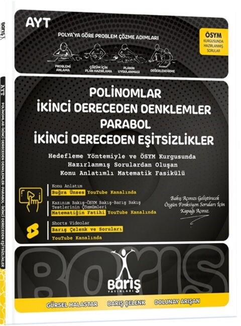 Barış Yayınları Polinomlar İkinci Dereceden Denklemler Parabol İkinci Dereceden Eşitsizlikler Matematik Fasikülleri