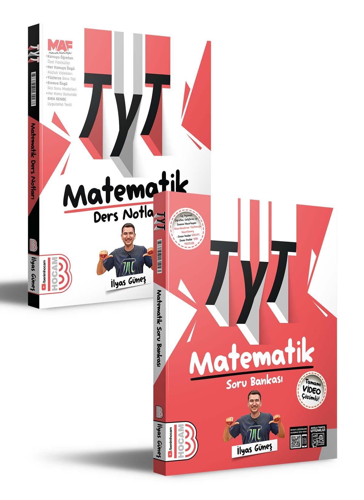Benim Hocam 2024 TYT Matematik Ders Notları ve Tamamı Video Çözümlü Soru Bankası Seti