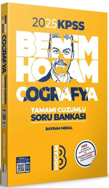 Benim Hocam 2025 KPSS Coğrafya Tamamı Çözümlü Soru Bankası