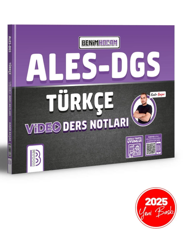 Benim Hocam ALES DGS Türkçe Video Ders Notları