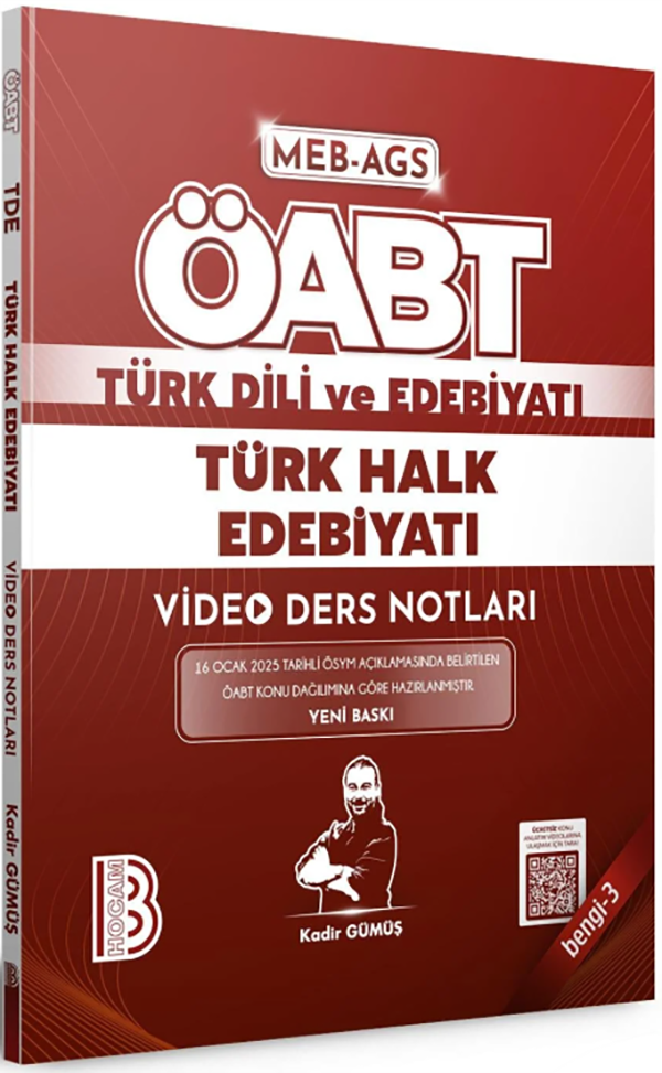 Benim Hocam ÖABT Türk Dili ve Edebiyatı Türk Halk Edebiyatı Video Ders Notları BENGİ 3