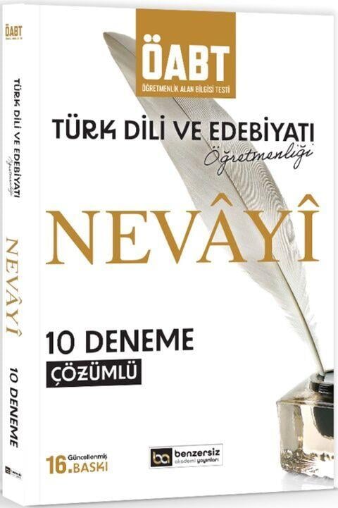 Benzersiz Akademi Yayınları ÖABT Nevayi Türk Dili ve Edebiyatı Öğretmenliği 10 Fasikül Deneme