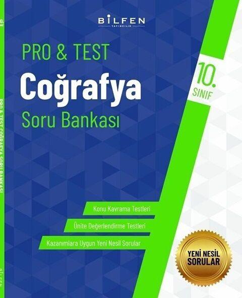 Bilfen Yayıncılık 10. Sınıf Coğrafya ProTest Soru Bankası