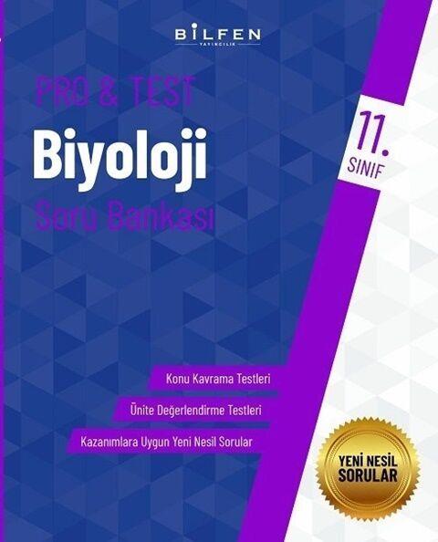 Bilfen Yayıncılık 11. Sınıf Biyoloji ProTest Soru Bankası