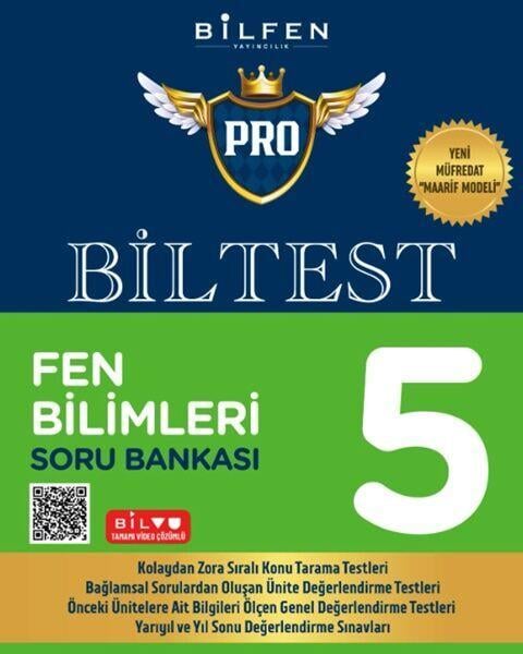 Bilfen Yayıncılık 5. Sınıf Fen Bilimleri Biltest Pro Soru Bankası