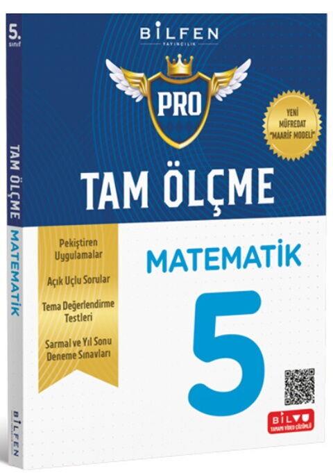 Bilfen Yayıncılık 5. Sınıf Matematik Tam Ölçme Pro Etkinlikli Soru Bankası