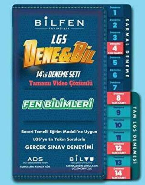 Bilfen Yayıncılık 8. Sınıf Fen Bilimleri Denebil 14 lü Deneme Seti