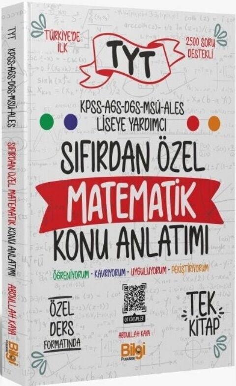 Bilgi Pusulası Yayınları TYT KPSS MEB AGS ALES DGS MSÜ Sıfırdan Özel Matematik Konu Anlatımı
