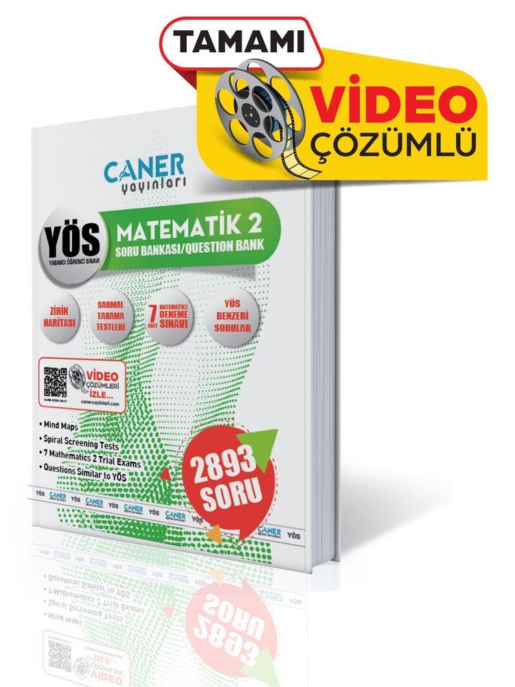 Caner Yayınları YÖS Matematik 2 Soru Bankası