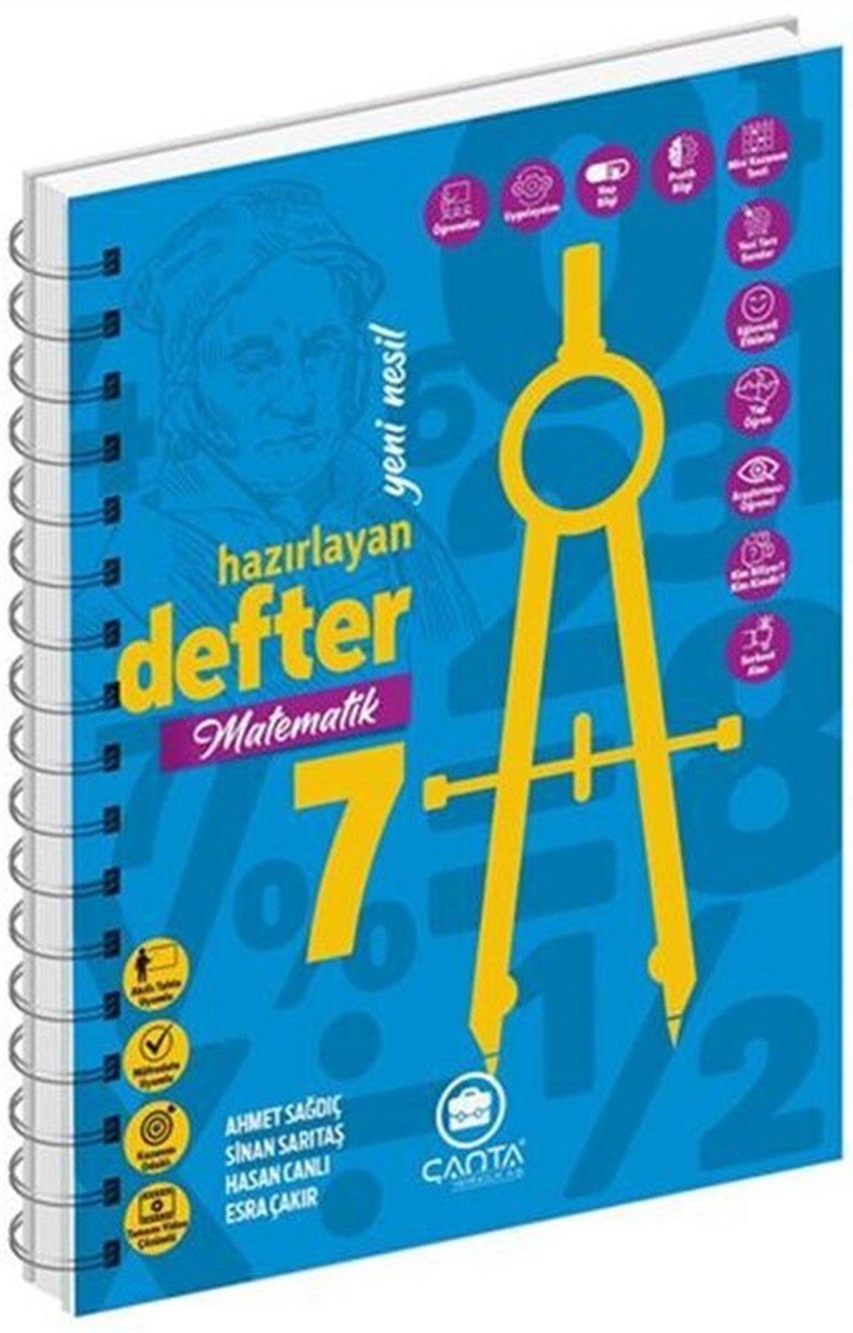 Çanta Yayınları 7. Sınıf Matematik Okula Yardımcı Hazırlayan Defter