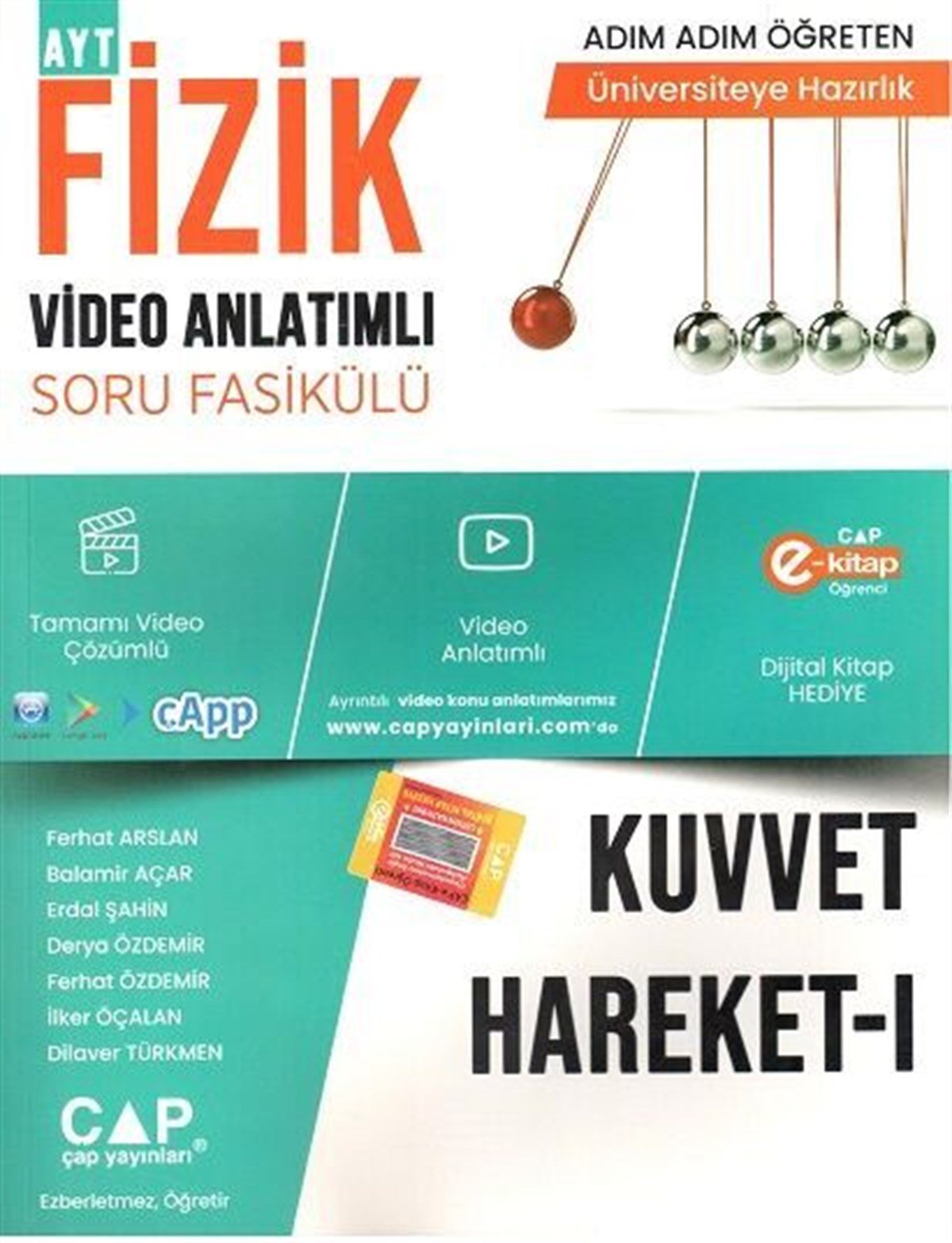Çap Fizik Kuvvet Hareket 1 Konu Anlatımlı Soru Bankası