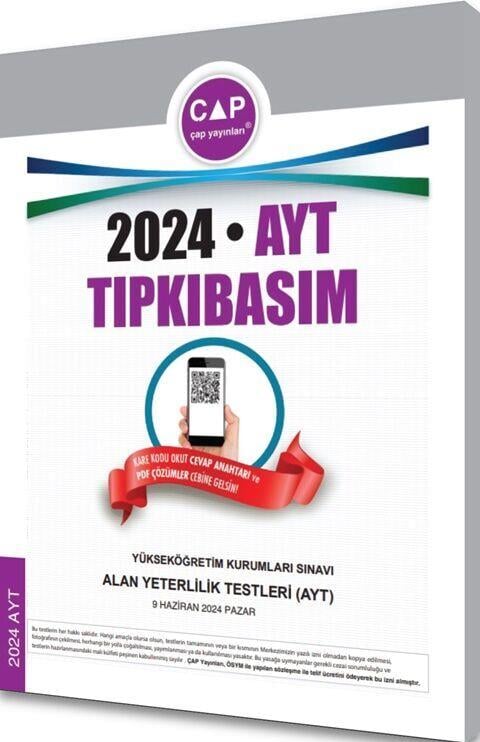 Çap Yayınları 2024 AYT Tıpkı Basım