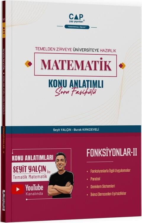Çap Yayınları Matematik Fonksiyonlar II Konu Anlatımlı Soru Fasikülü