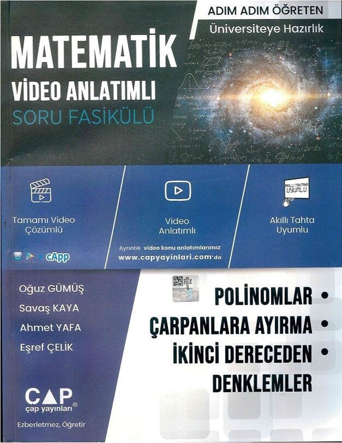 Çap Yayınları Polinomlar Çarpanlara Ayırma İkinci Dereceden Denklemler