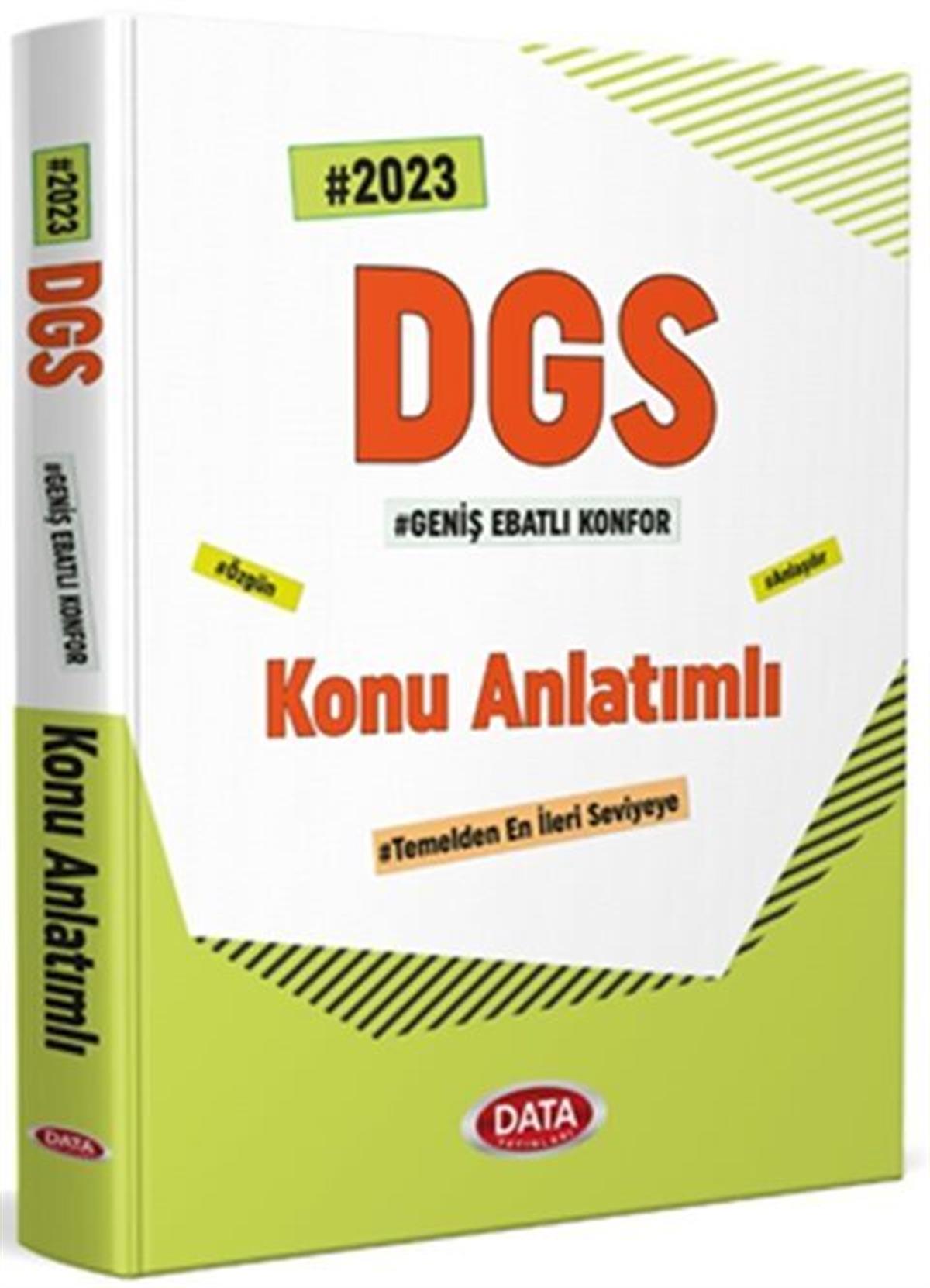 Data Yayınları 2023 DGS Konu Anlatımlı