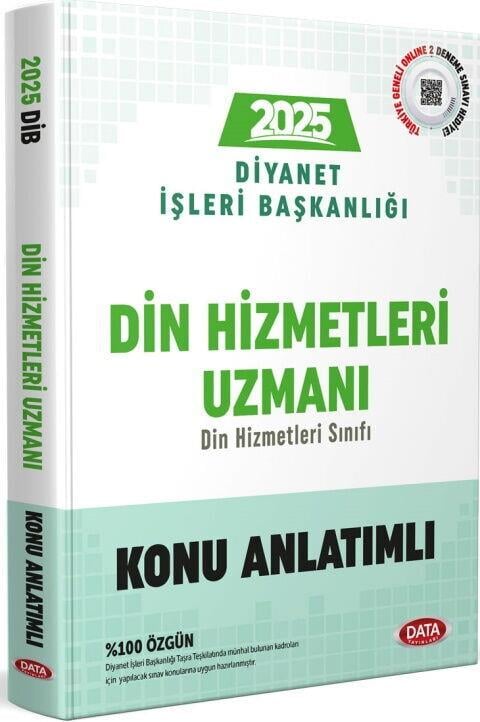 Data Yayınları 2025 Diyanet İşleri Başkanlığı Din Hizmetleri Uzmanı Konu Anlatımlı