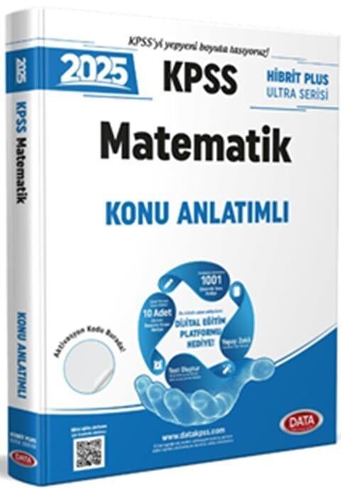 Data Yayınları 2025 KPSS Matematik Hibrit Plus Ultra Serisi Konu Anlatımlı