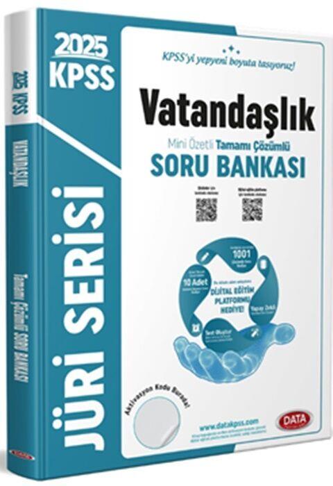 Data Yayınları 2025 KPSS Vatandaşlık Jüri Serisi Mini Özetli Tamamı Çözümlü Soru Bankası