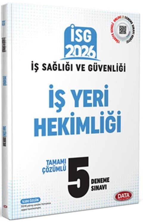 Data Yayınları 2026 İş Sağlığı Güvenliği İş Yeri Hekimliği Çözümlü 5 Deneme Sınavı