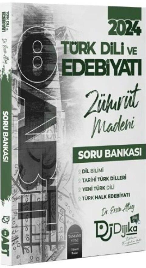 Dijika Yayınları 2024 ÖABT Türk Dili ve Edebiyatı Zümrüt Madeni Soru Bankası