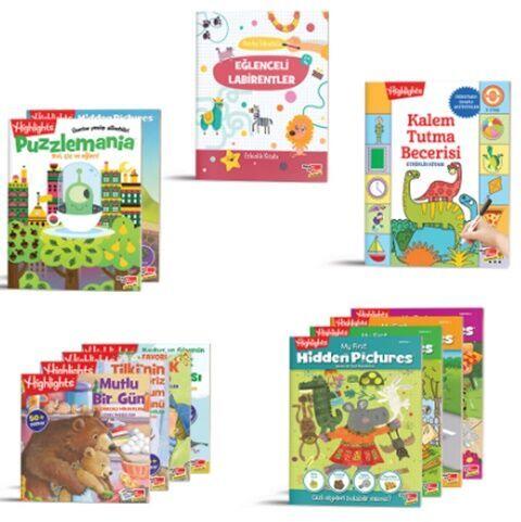 Dikkat Atölyesi Yayınları 3 - 4 Yaş Dikkat Güçlendirme Seti