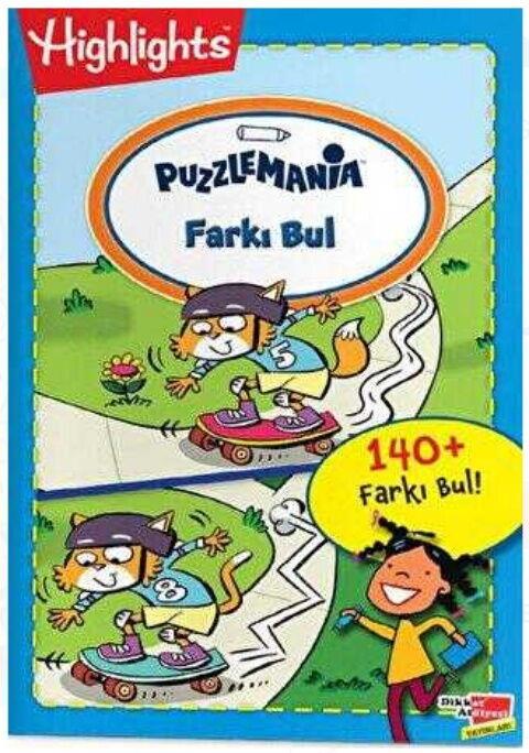 Dikkat Atölyesi Yayınları Puzzlemania On The Go Serisi Farkı Bul