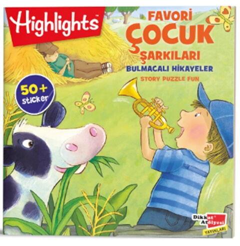 Dikkat Atölyesi Yayınları Sticker Bulmacalı Hikayeler - Favori Çocuk Şarkıları