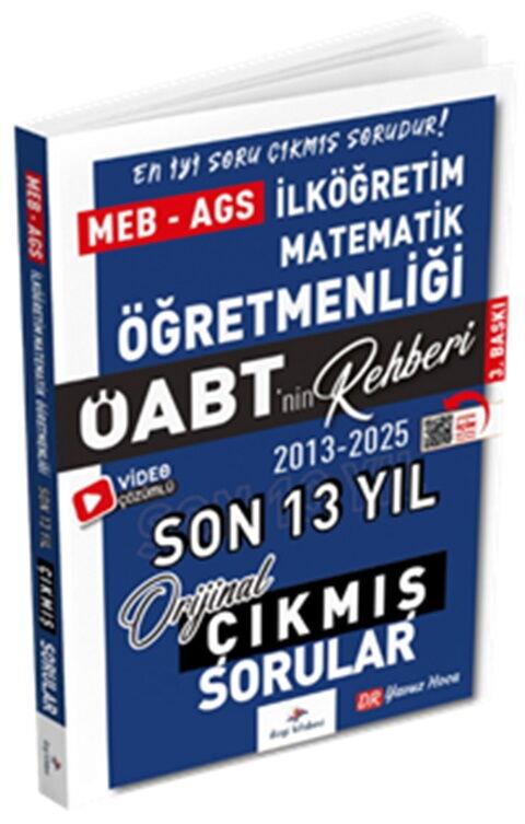 Dizgi Kitap 2026 MEB AGS ÖABT İlköğretim Matematik Konularına Göre Tasnif Edilmiş Son 13 Yıl Orijinal Çıkmış Sınav Soruları