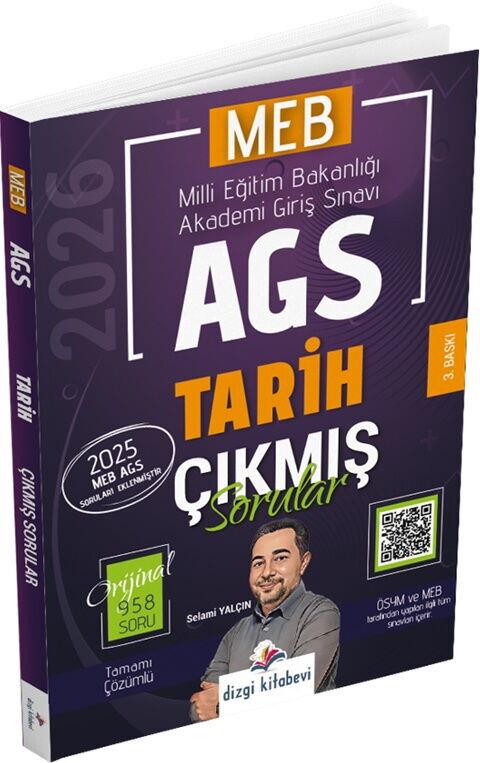 Dizgi Kitap 2026 MEB AGS Tamamı Video Çözümlü Tarih Çıkmış Sorular