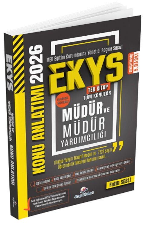 Dizgi Kitap 2026 MEB EKYS Müdür ve Yardımcılığı Konu Anlatımı 5. Baskı