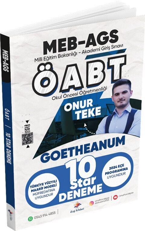 Dizgi Kitap MEB AGS ÖABT Okul Öncesi Öğretmenliği Tamamı Video Çözümlü 10 Star Deneme